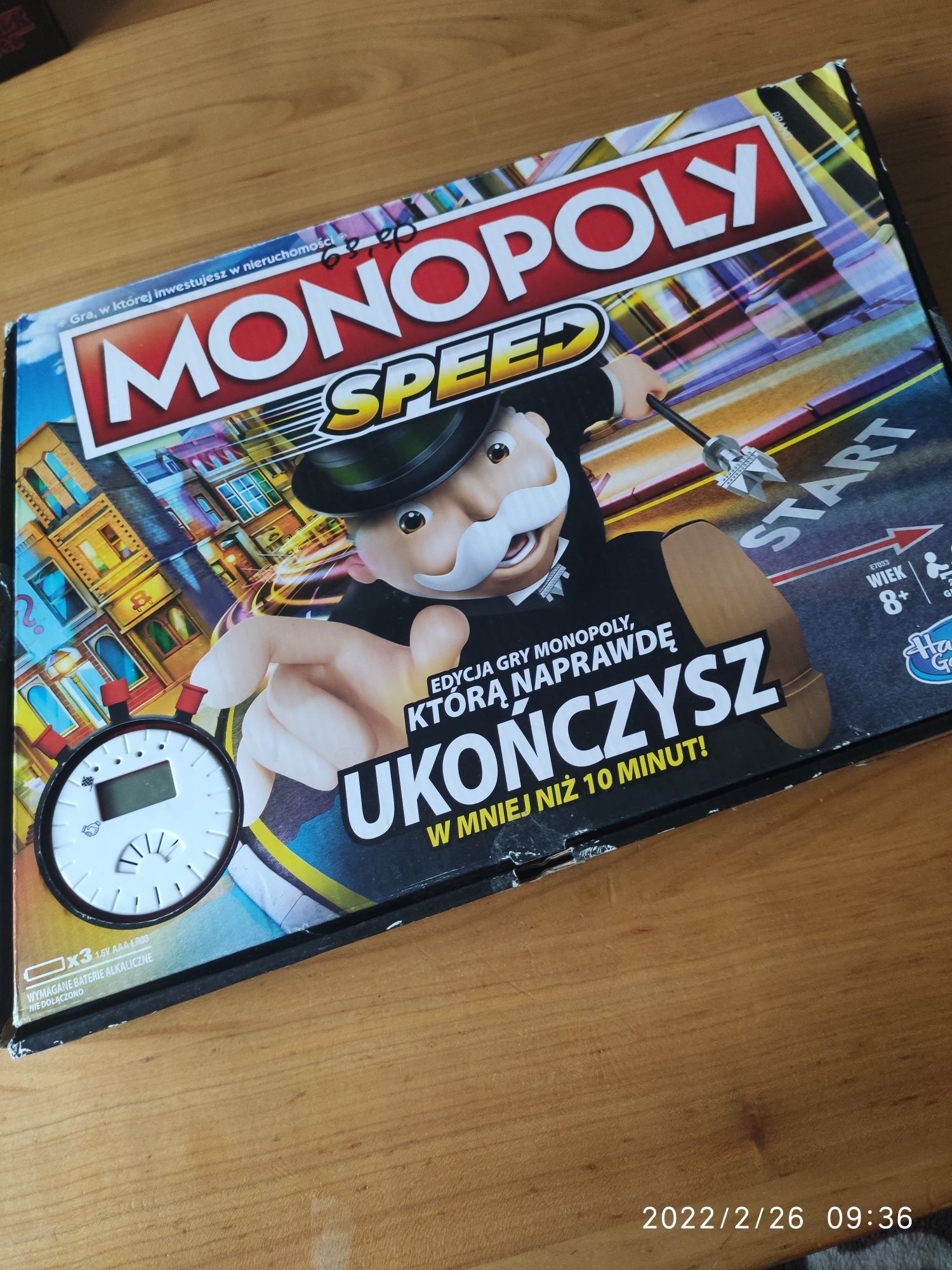 Monopoly speed gra planszowa