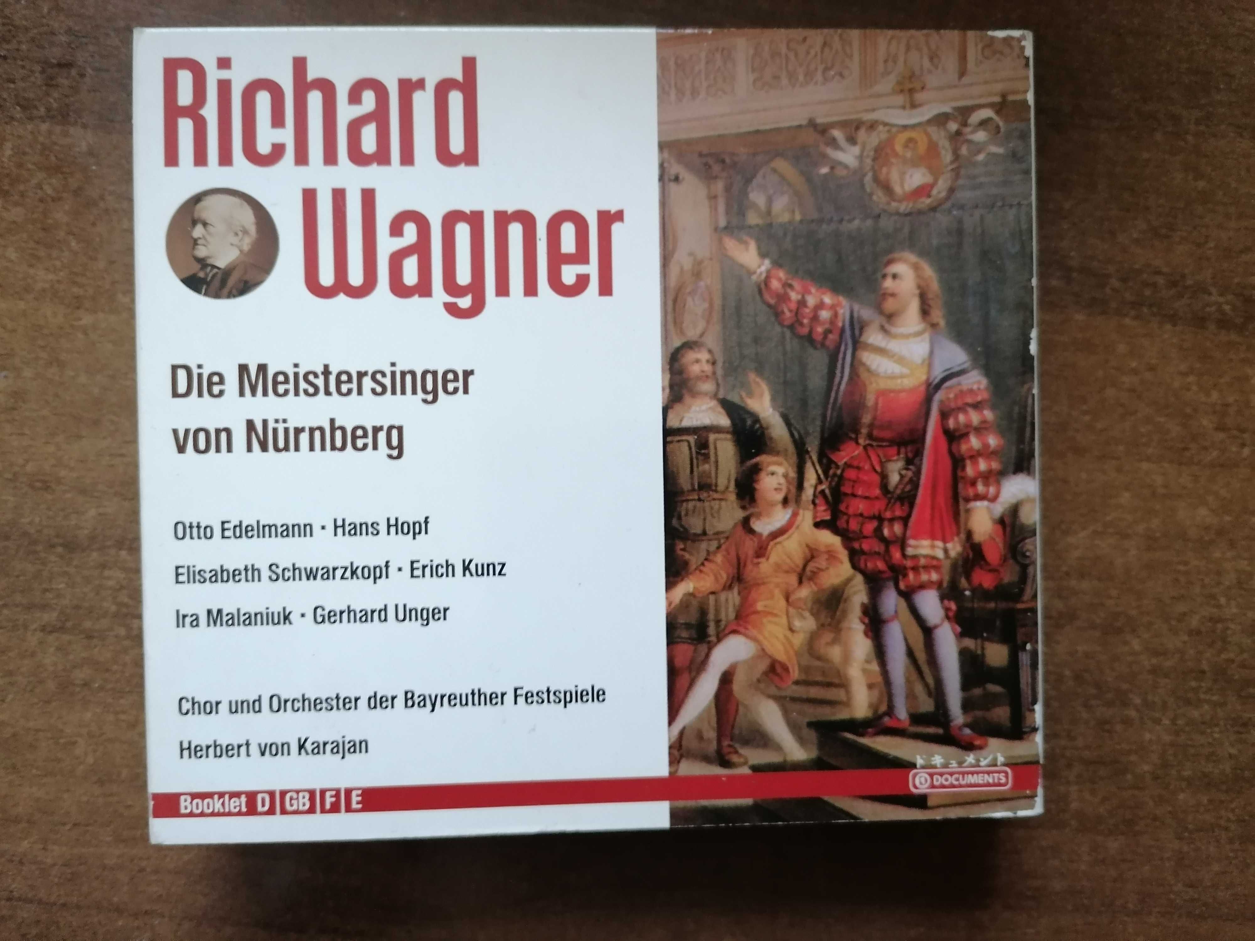 Wagner: ,,Śpiewacy norymberscy", ,,Parsifal" (komplety oper na CD)
