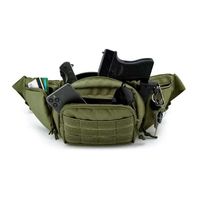 Тактическая сумка бананка ARMORBAG зеленая олива на пояс с МОЛЛЕ