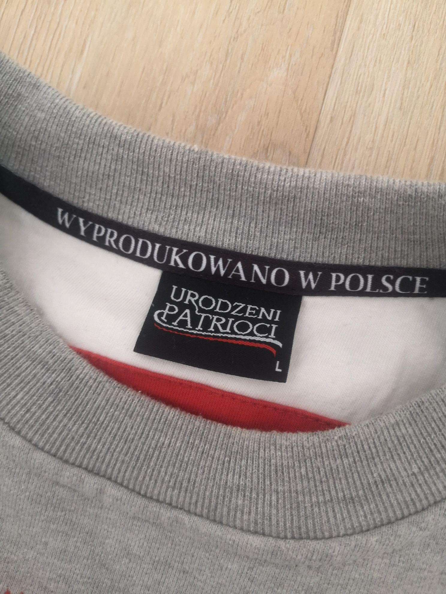 Bluza bez kaptura urodzeni patrioci