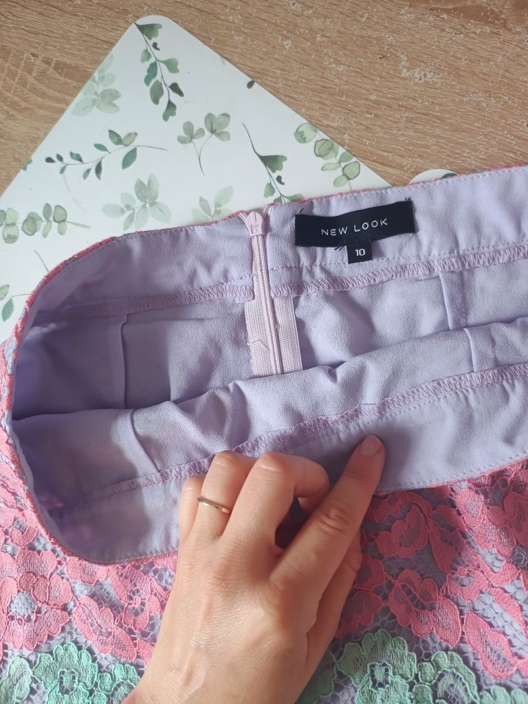 Piękna ombre spódnica midi