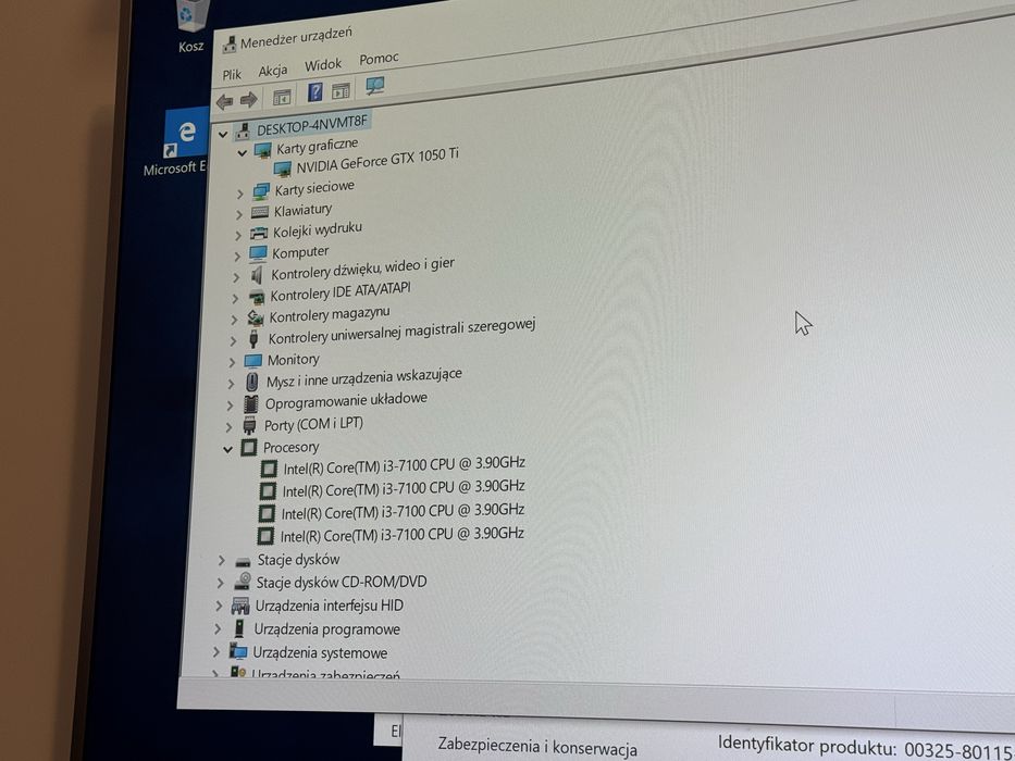 Komputer stacjonarny gamingowy