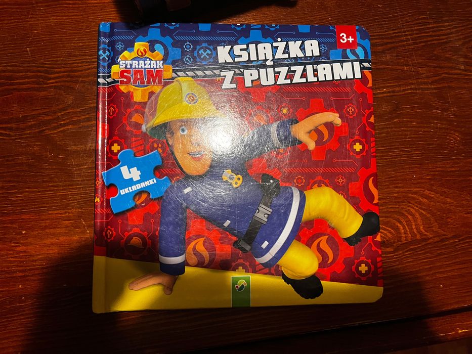 Strażak Sam książeczka z puzzlami