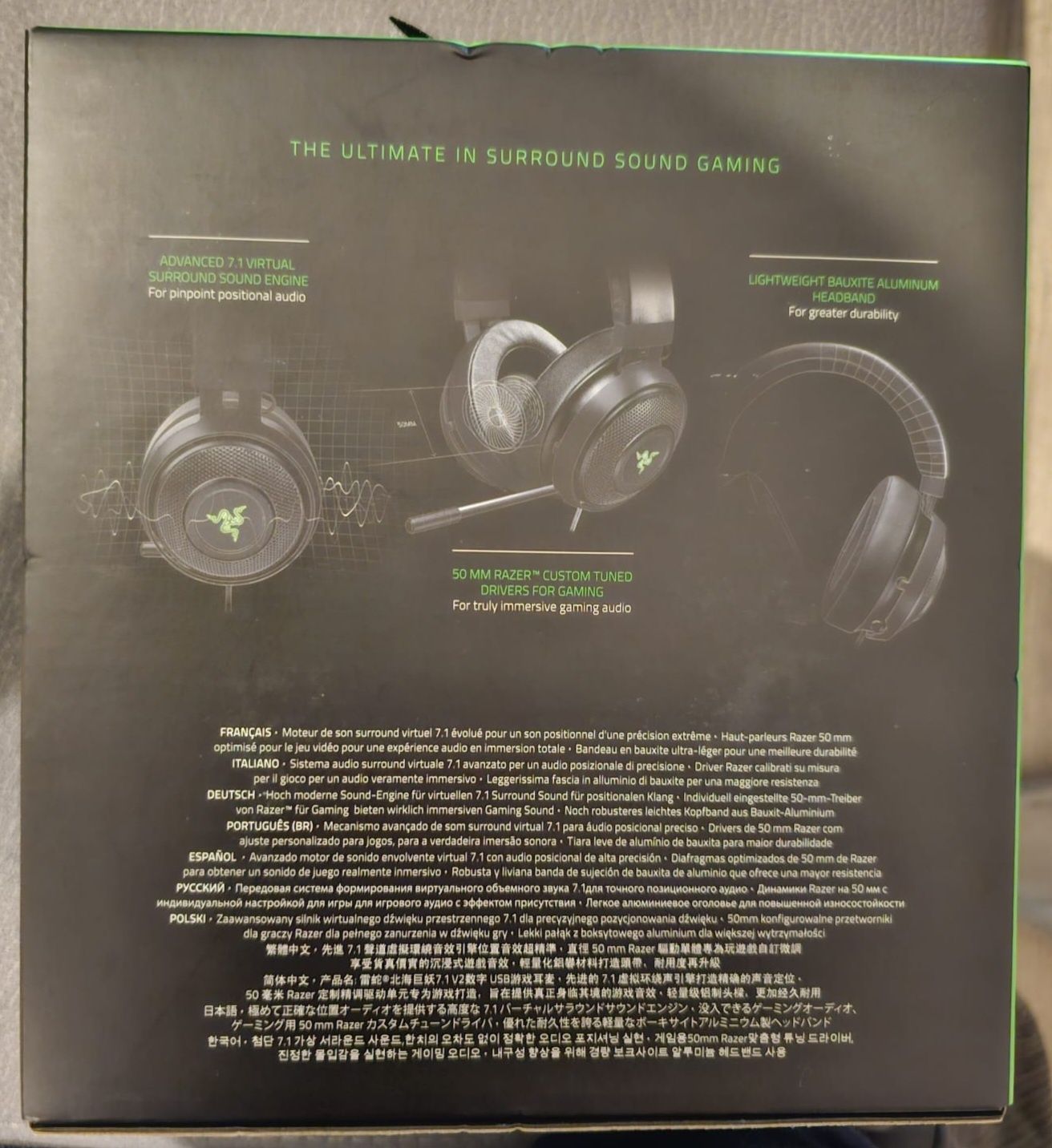 Razer kraken 7.1 v2