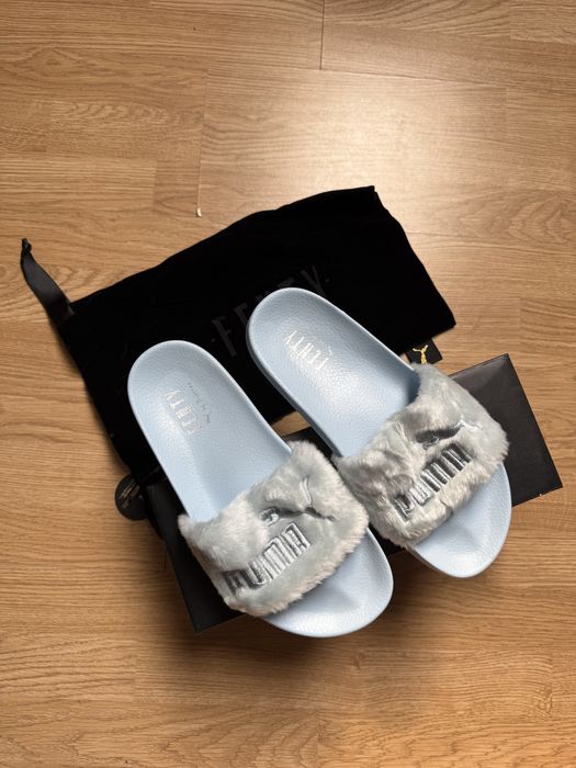 puma fur slide rihanna fenty cool blue 2017 nowe 40.5