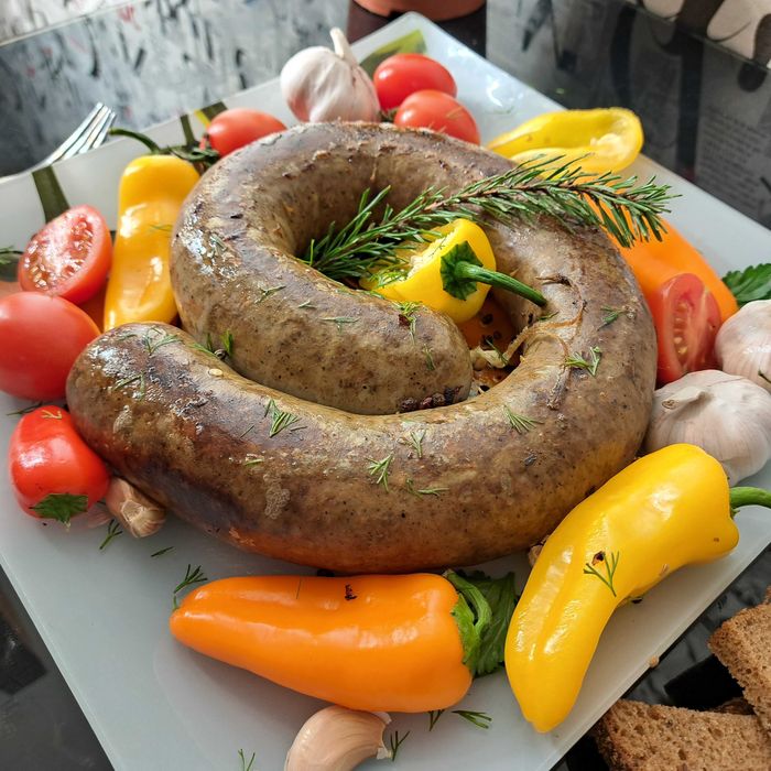 Кров'яна ковбаса.Кров'янка ОПТ 95 грн за кг.Печінкова ковбаса.ОПТ