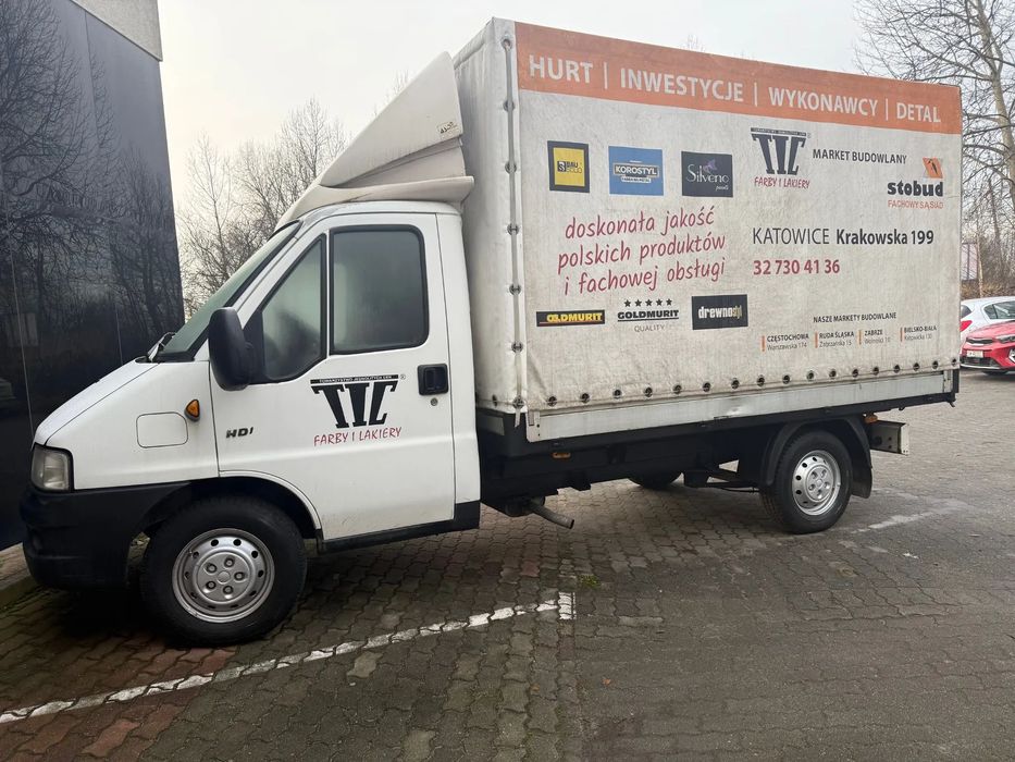 Peugeot BOXER  Peugeot Boxer 2.8 HDI Faktura VAT 2006r. niski przebieg plandeka