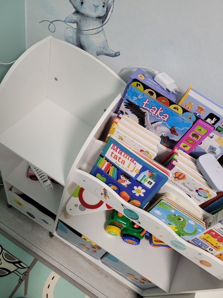 Regał organizer stojak półka na zabawki i książki dla dziecka