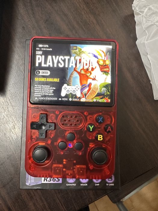 Consola portatil com jogos