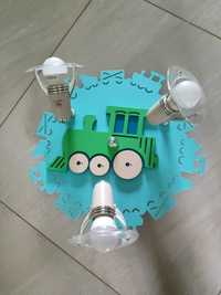 Lampa Plafon do pokoju dziecka  Lokomotywa