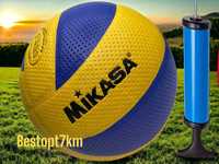 Волейбольный мяч Mikasa супер качество+насос в подарок Фото наши реал