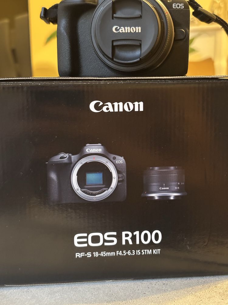 Canon R100 +kit ( com lente 18-45mm e cartao de memoria)