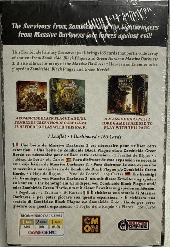 Massive Darkness 2 - Zombicide Fantasy Crossover Pack KS Exclusive ENG