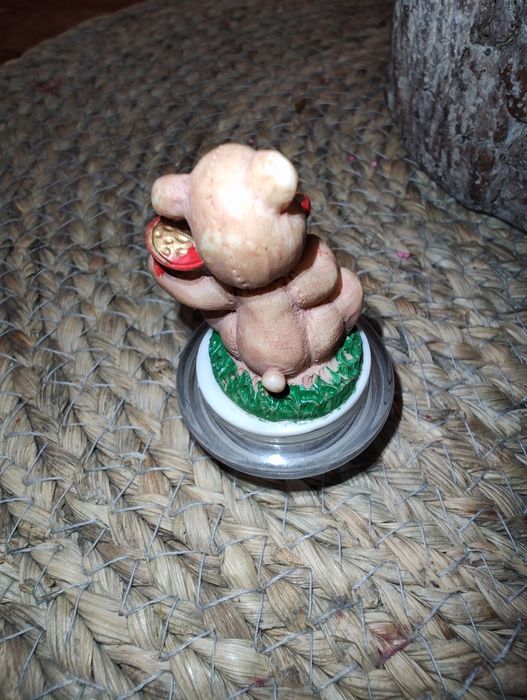 Nasadka misia na długopis z lat 90' z pieczątką