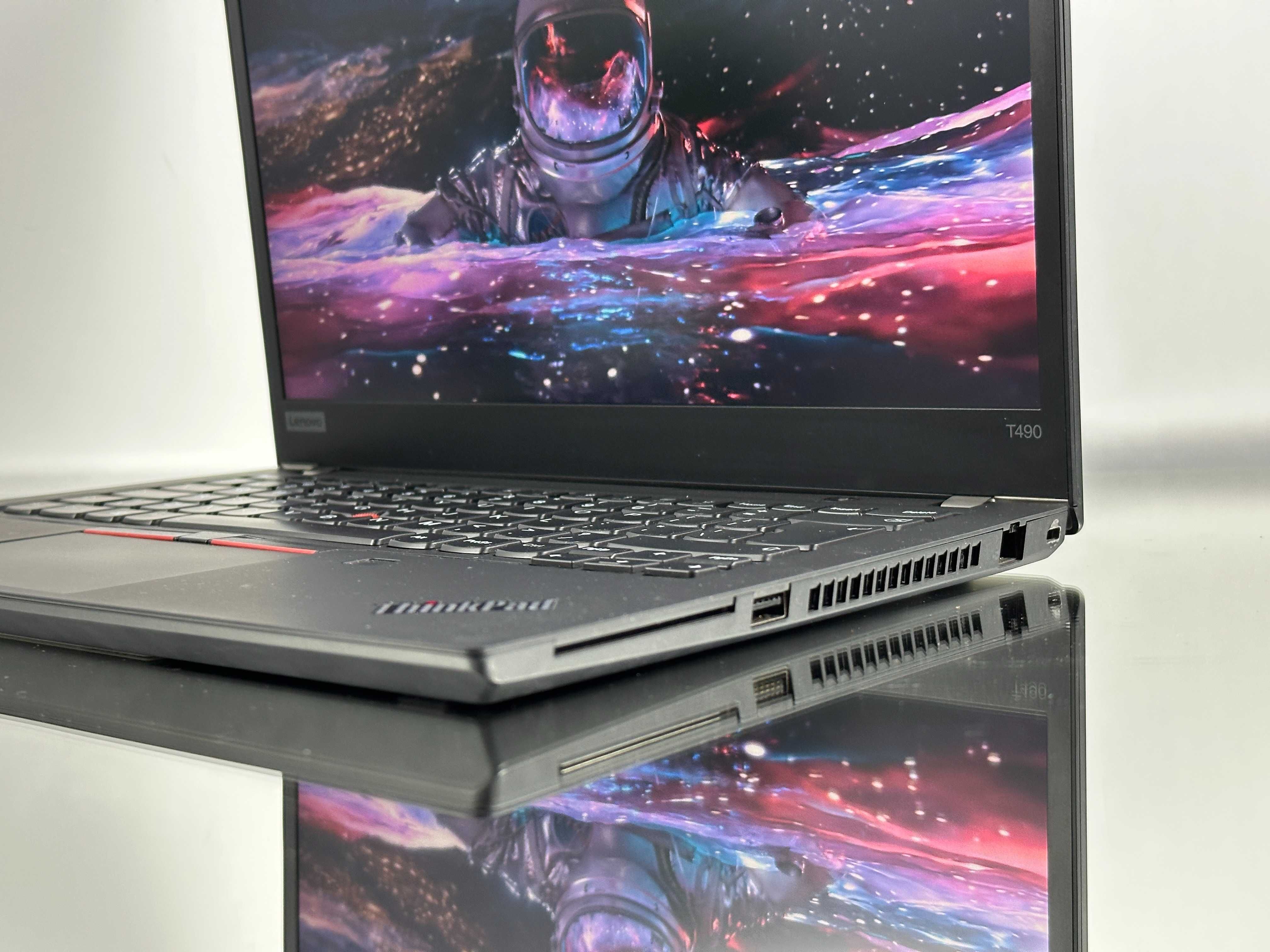 Tytanowy Laptop Lenovo ThinkPad T490 i5 512GB SSD FHD 14 Mocna Bateria