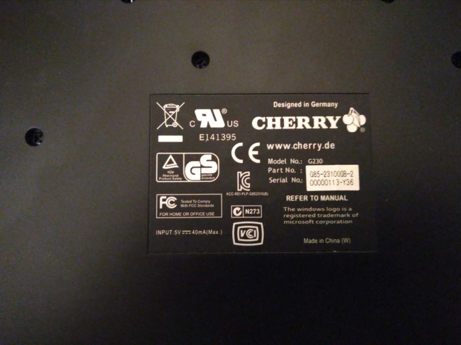 Klawiatura cherry G230
