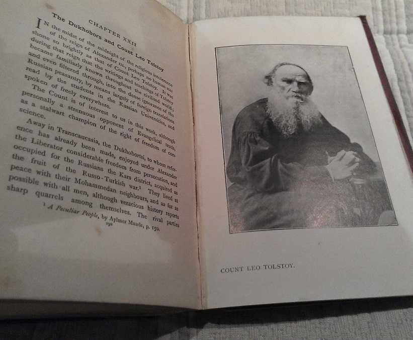 Livro antigo Russia Under Three Tsars - Séc. XIX