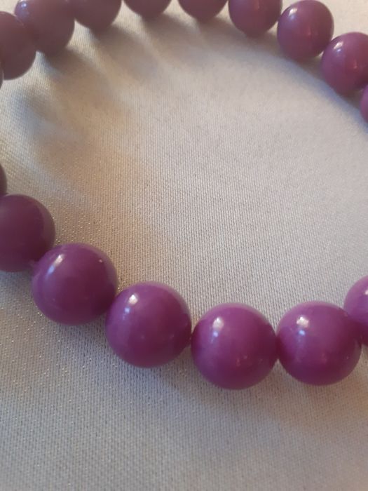 Korale fioletowe VINTIGE