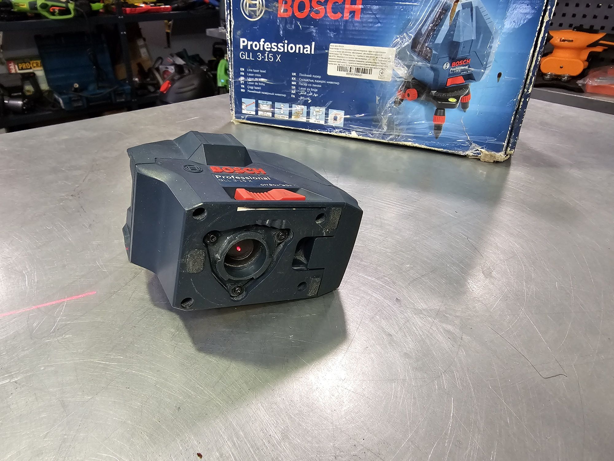 Лазерный уровень нивелир Bosch GLL 3-15X Оригинал