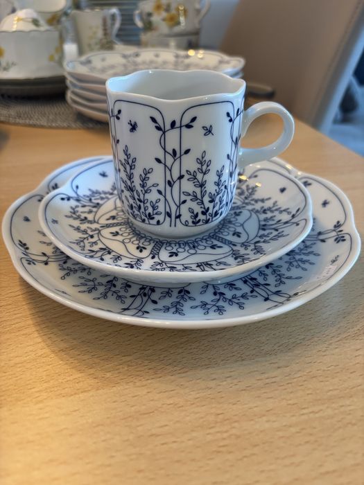 Сэт кофейный, немецкий фарфор Bavaria, новый