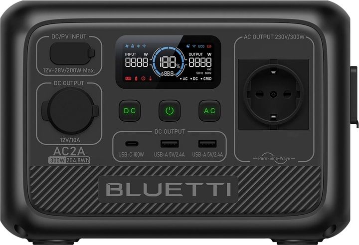Зарядна станція Bluetti AC2A / 300 Вт / 204.8 Вт⋅ч / LiFePO4