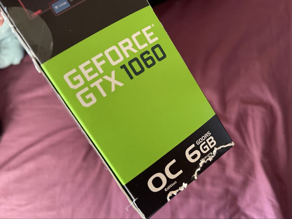 Відеокарта ASUS GeForce GRX 1060 6GB GDDR5 Nvidia (Б/в)