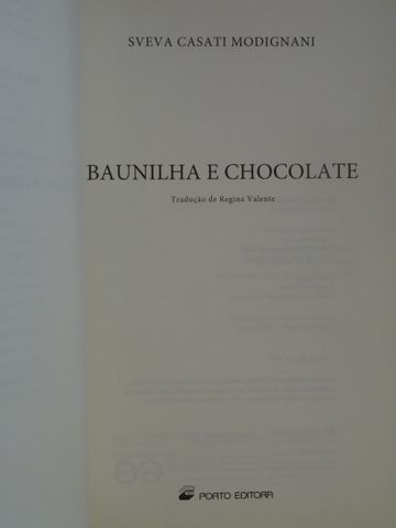 Baunilha e Chocolate de Sveva Casati Modignani