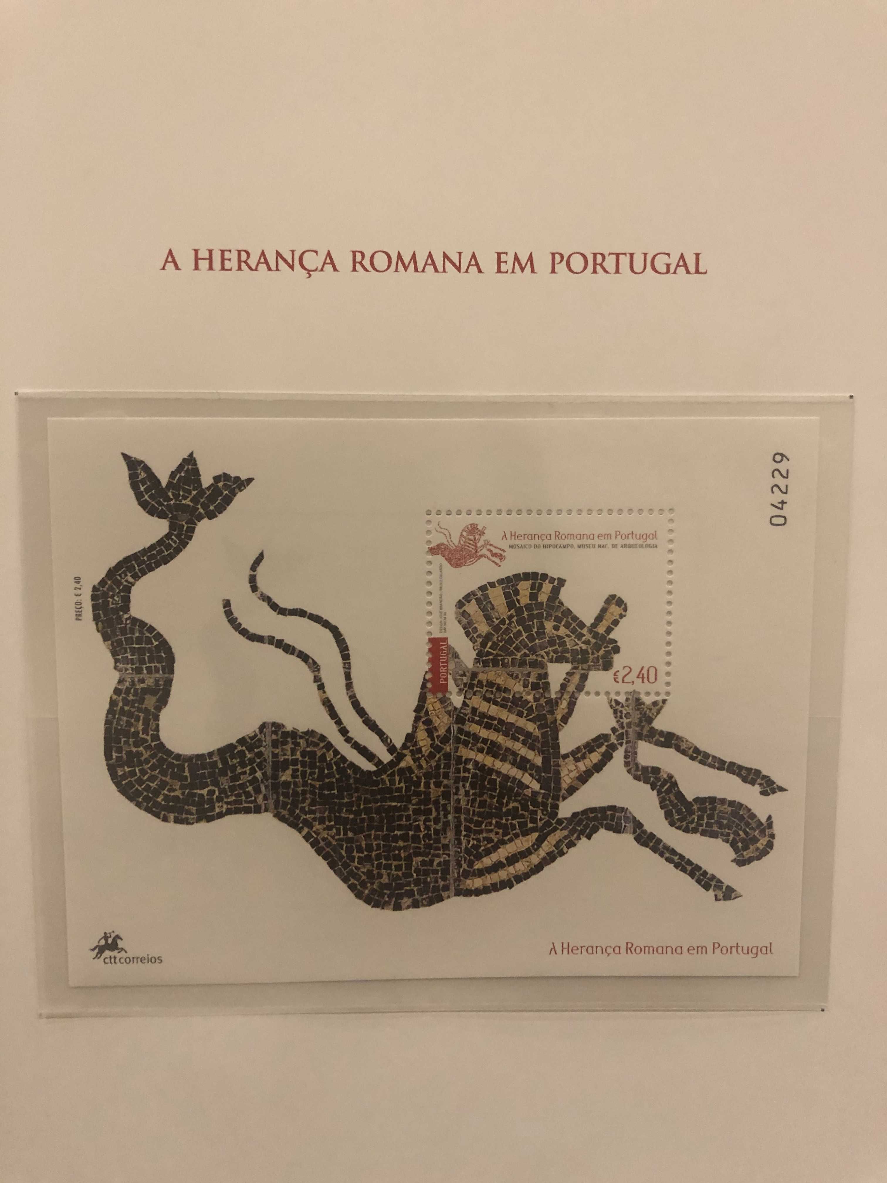 Livro com Selos “A Herança Romana em Portugal”