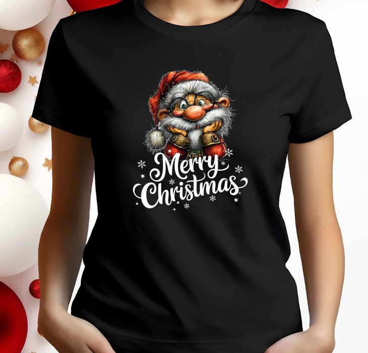 koszulka świąteczna prezent na święta na Mikołaja Boże Narodzenie