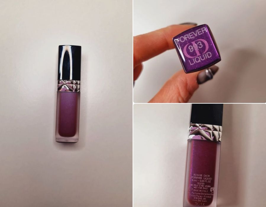 Dior Forever Liquid Sequin 993 limitowana viralowa cekinowa pomadka