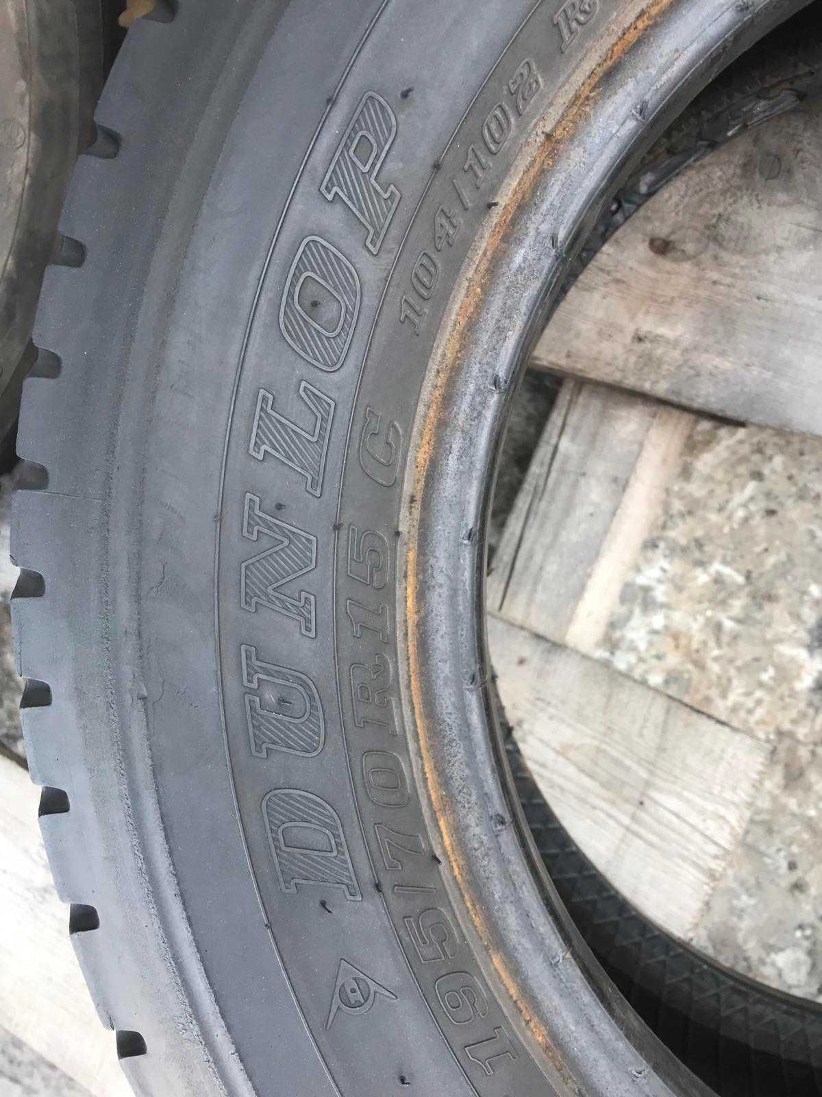 Шини Dunlop SP Lt-800 195/70R15C Пара Літо Вантажні Б/у Оригінал