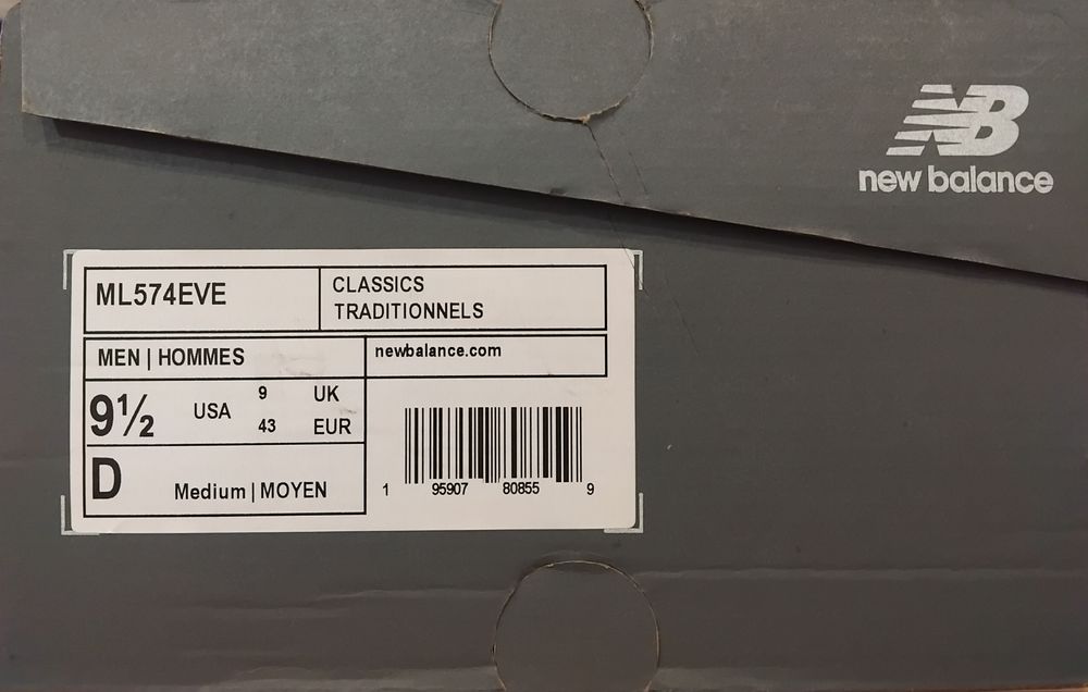Оригінал. Кросівки New Balance ML574EVE.