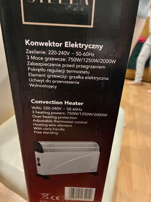 Konwektor elektryczny -grzejnik