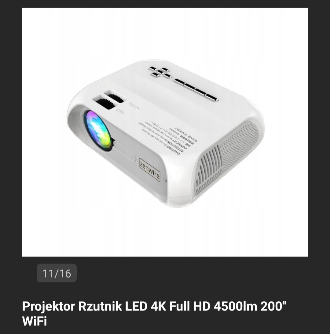 Projektor rzutnik LED full hd