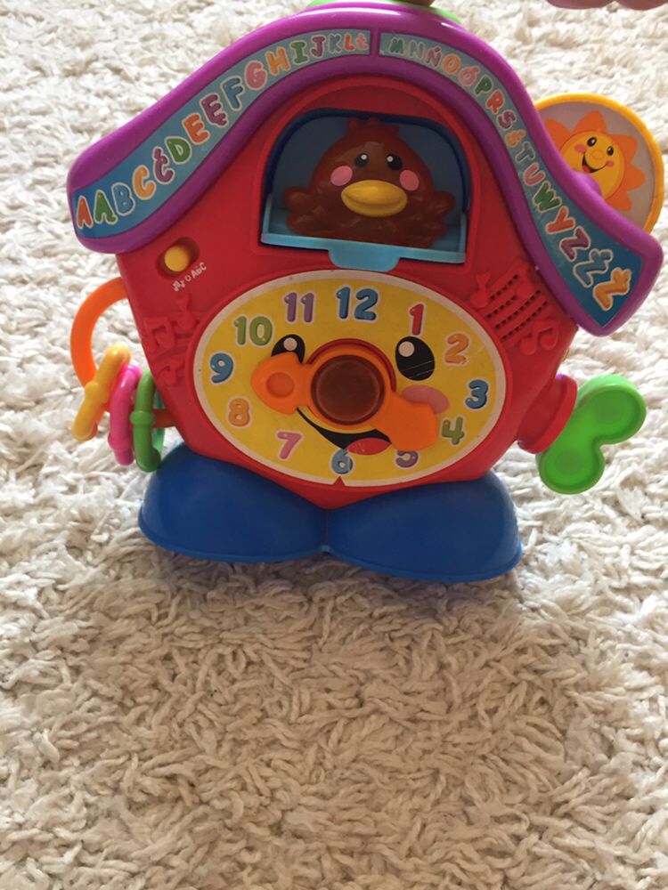 Fisher price zegar zabawka