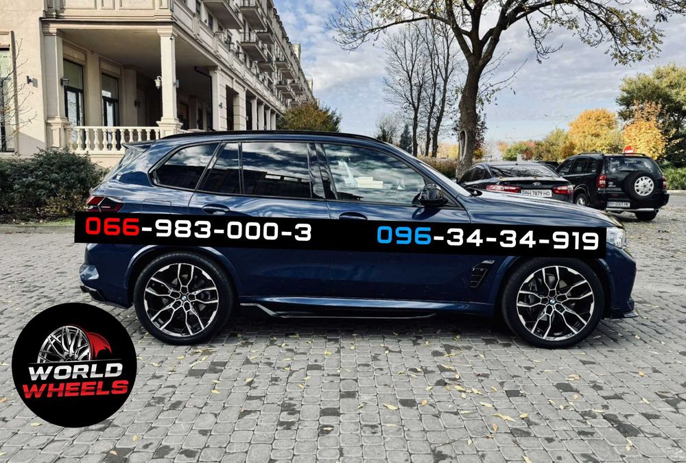 Диски R22 BMW 5x112 X5 X6 G05 G07 G06 G01 X7 разноширокие 913 стиль