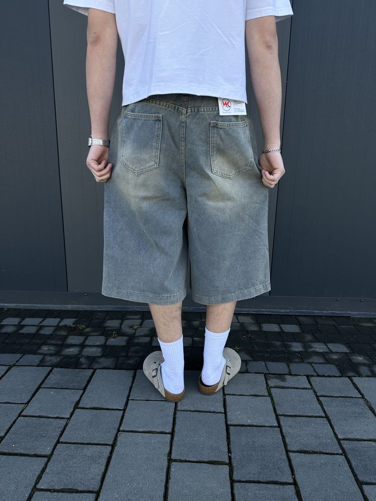 Baggy opium shorts Широкі джинсові шорти washed jaded bershka sk8 реп