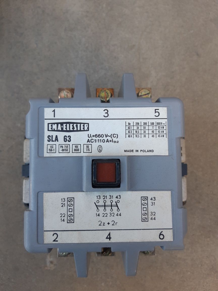 Stycznik SLA 63  cewka 220V