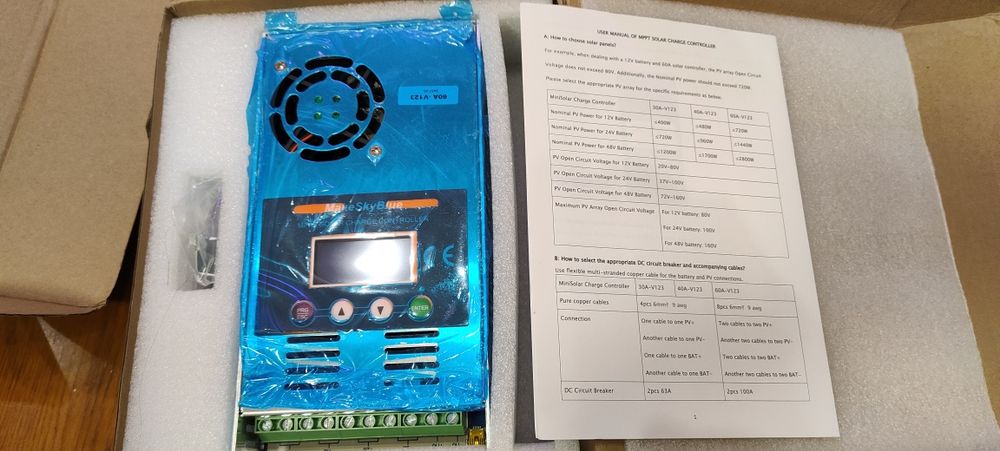 MPPT Make Sky Blue V124 100A. МППТ контроллер