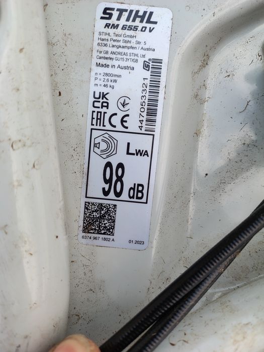 Kosiarka Stihl RM 655.0 V ( rok prod 2022) WYSYŁKA