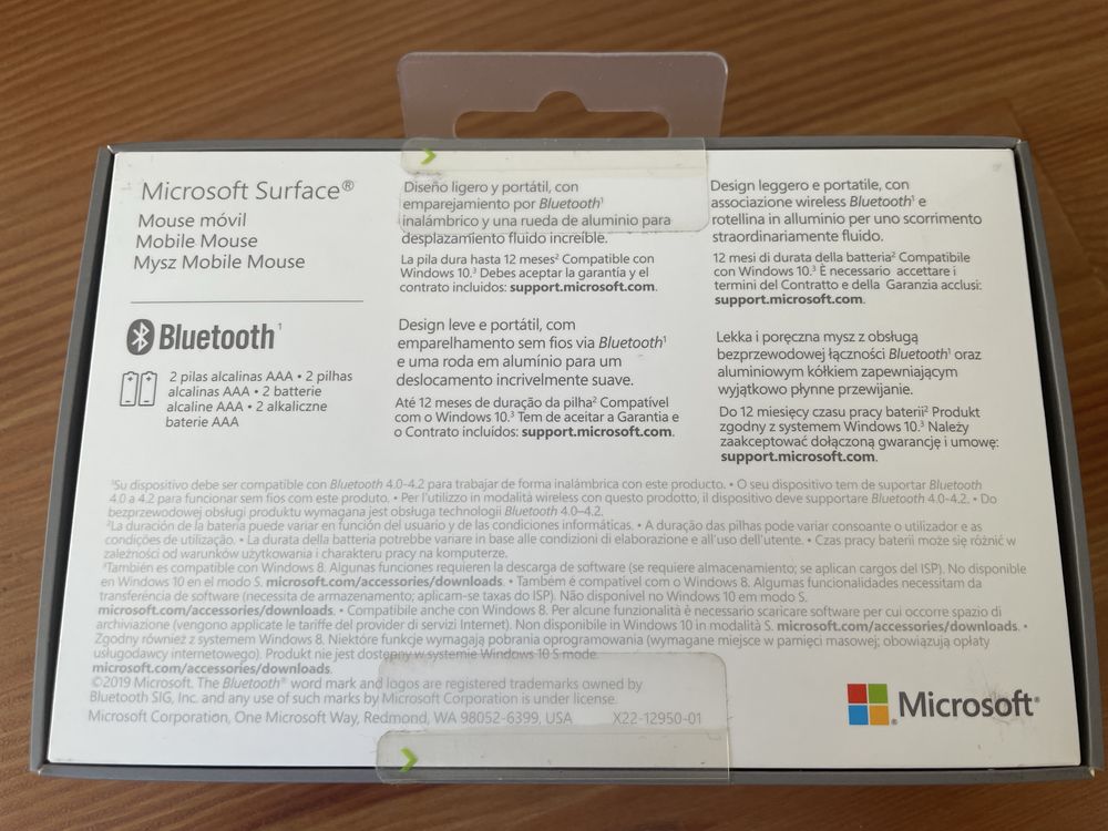 Myszka Microsoft Surface Czerwony Mak