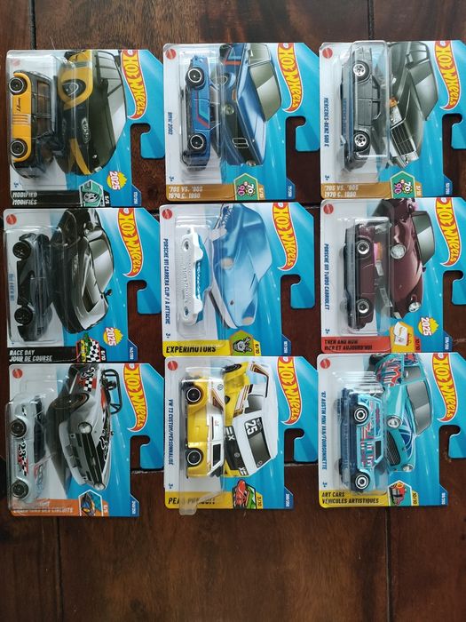 Hot wheels : 9 sztuk Mercedes , BMW , Porsche , VW , th