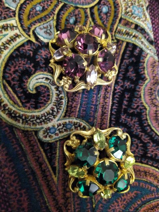 Броши Чехия винтаж.