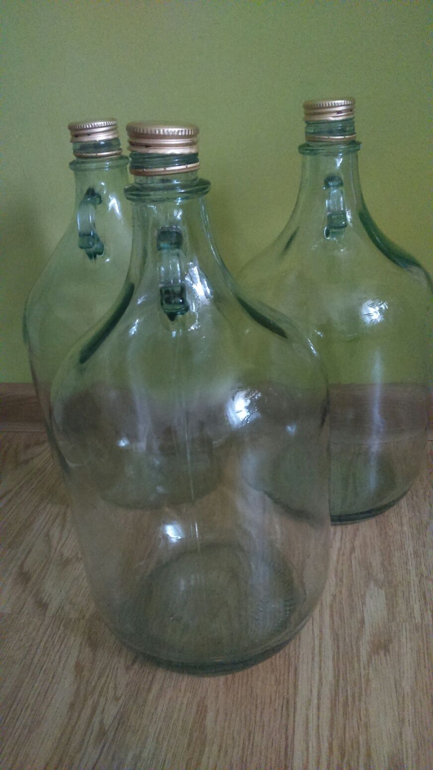 Balon szklany 5 litrowy z nakrętką i uchem