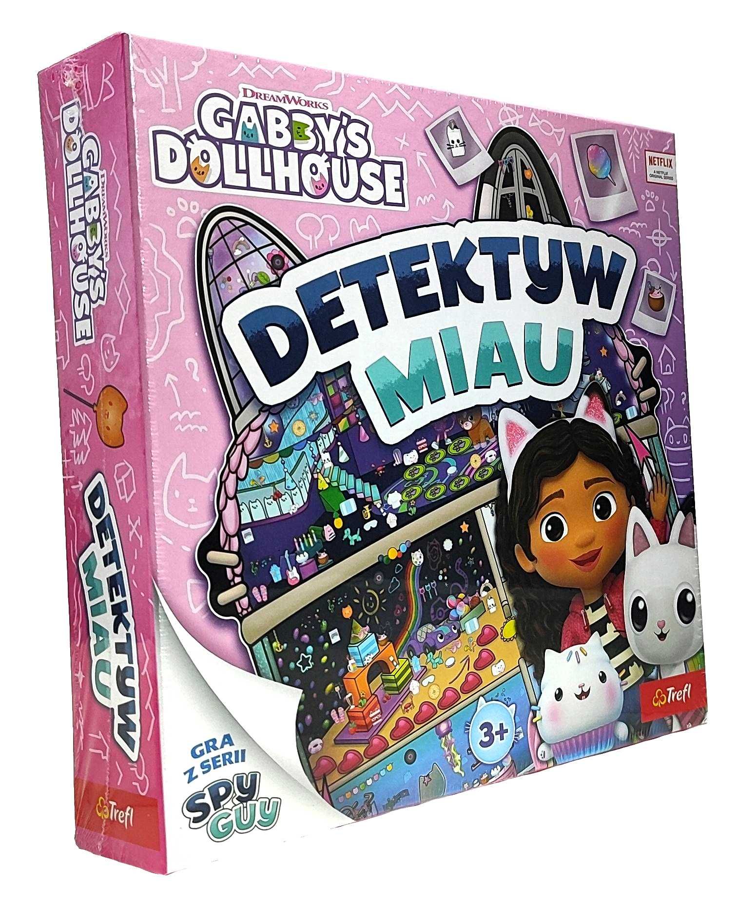 Rodzinna gra Detektyw Miau - Koci Domek Gabi. Trefl