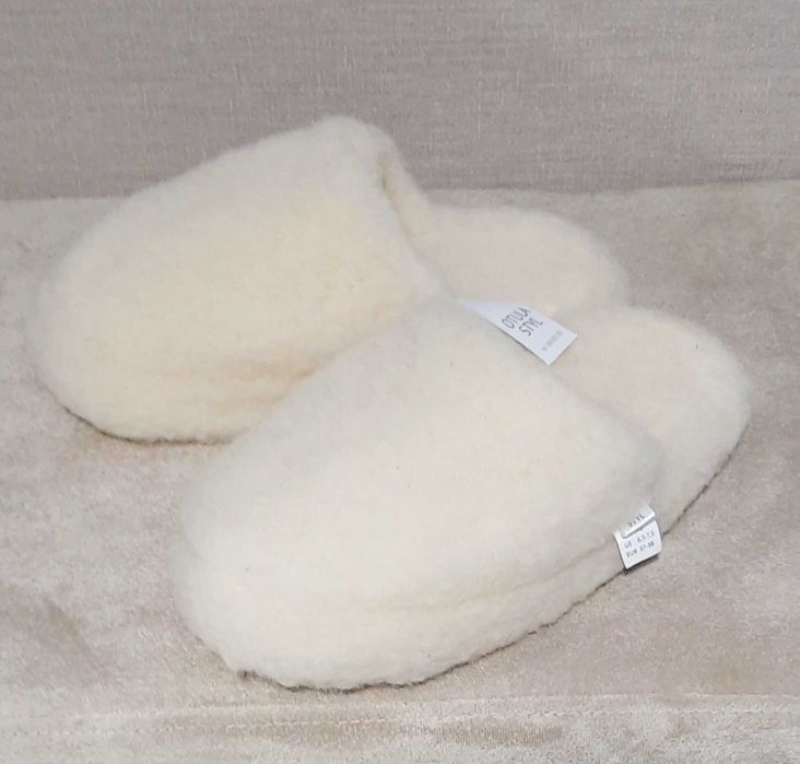 Wełniane pantofle 39/40 100% produkt polski   ,merynos