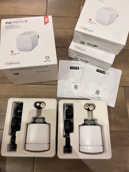 Termostaty Eve thermo 2pack Apple HomeKit