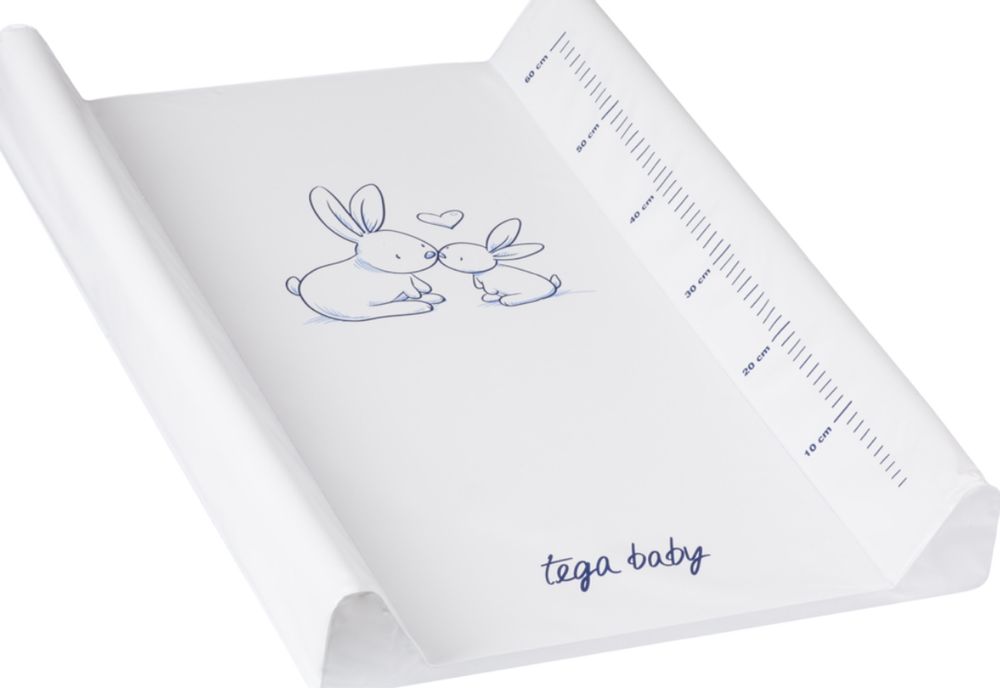 Пеленальний матрац Tega baby білий ванночка гірка для купання