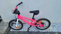 Piękny różowy rower m-bike kid 16