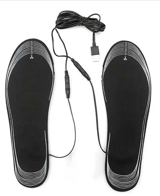 Термо устілки теплі для взуття з підігрівом від usb павербанку 35-44